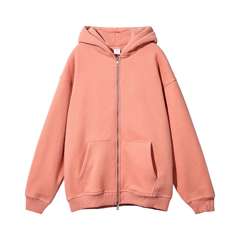 |2024 Fall Dobbel Glidelås Trendy Hettecardigan For Menn