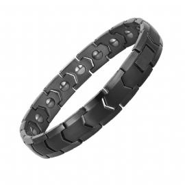 Xingyu Rustfritt Stål Smykker Armbånd Full Magnetisk Helse Energi Titan Menn