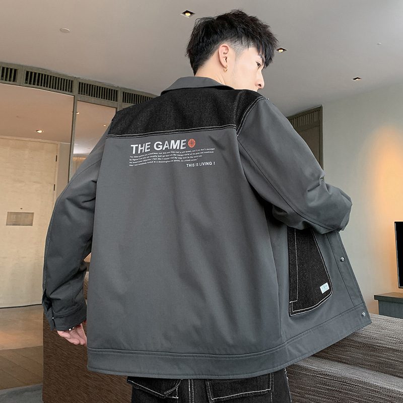 2024 Jakkeslagsjakke Herre Slim Fit Casual Tynn Kåpe