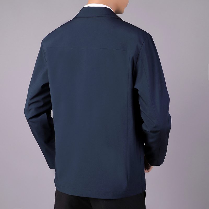 Yttertøy Herre Business Casual Topp Lapel Løs Herrejakke