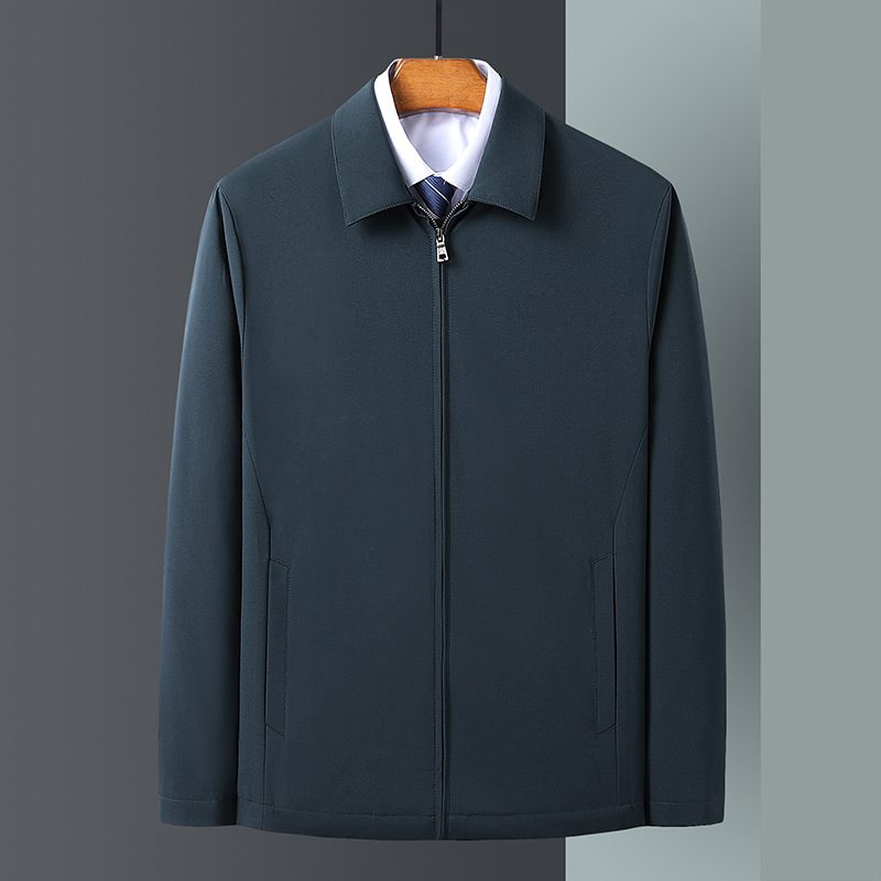 Yttertøy Herre Business Casual Topp Lapel Løs Herrejakke