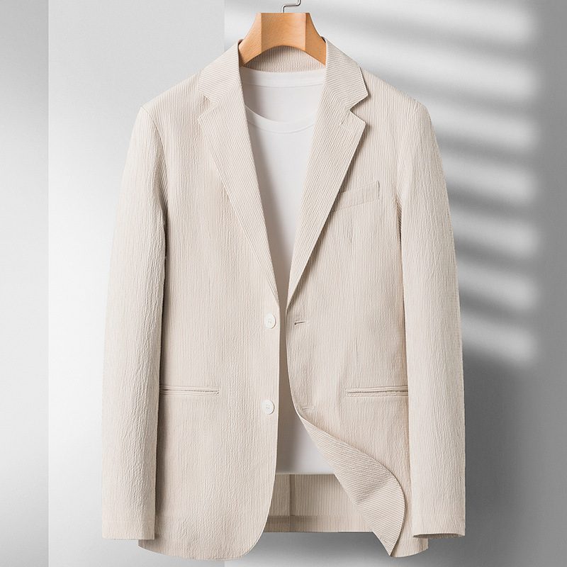 Men's Blazers Våren Og Sommeren Trendy Enkelt-breasted To Knapper