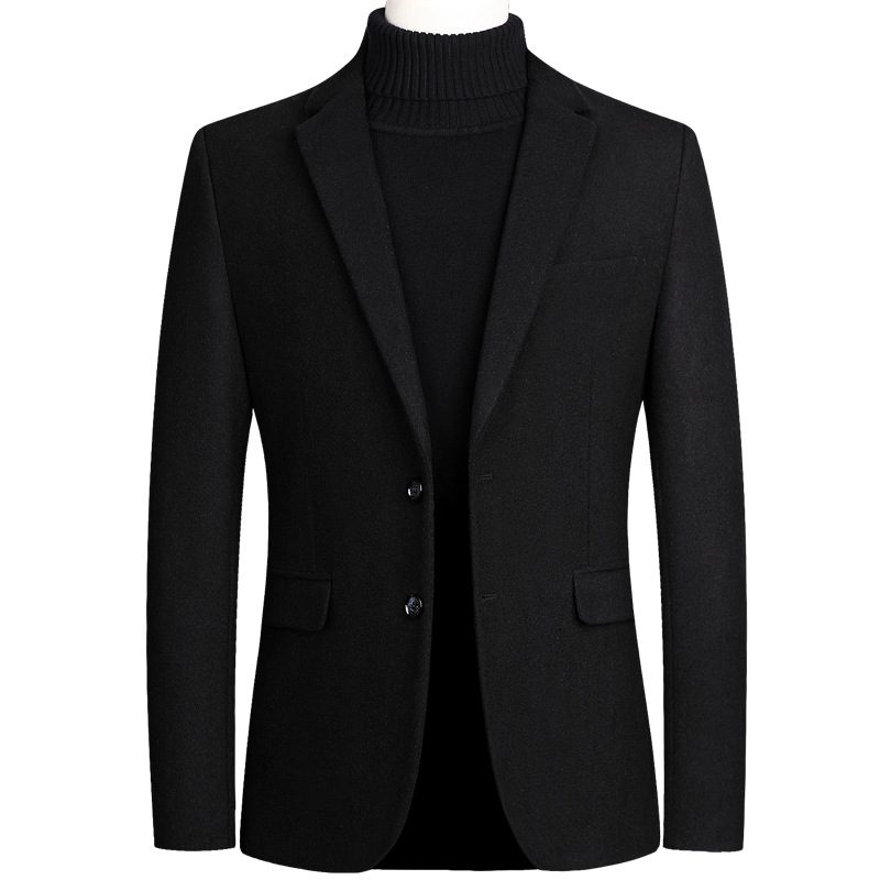 Ny Jakke Business Casual Menn Blazers Enkelt Rad To Knapper