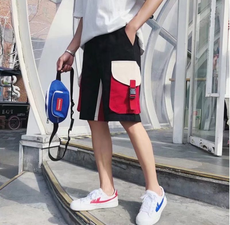 Kjeledress For Menn Fempunktsbukser 2024 Sommermote For Trend Shorts Med Tynne Deler
