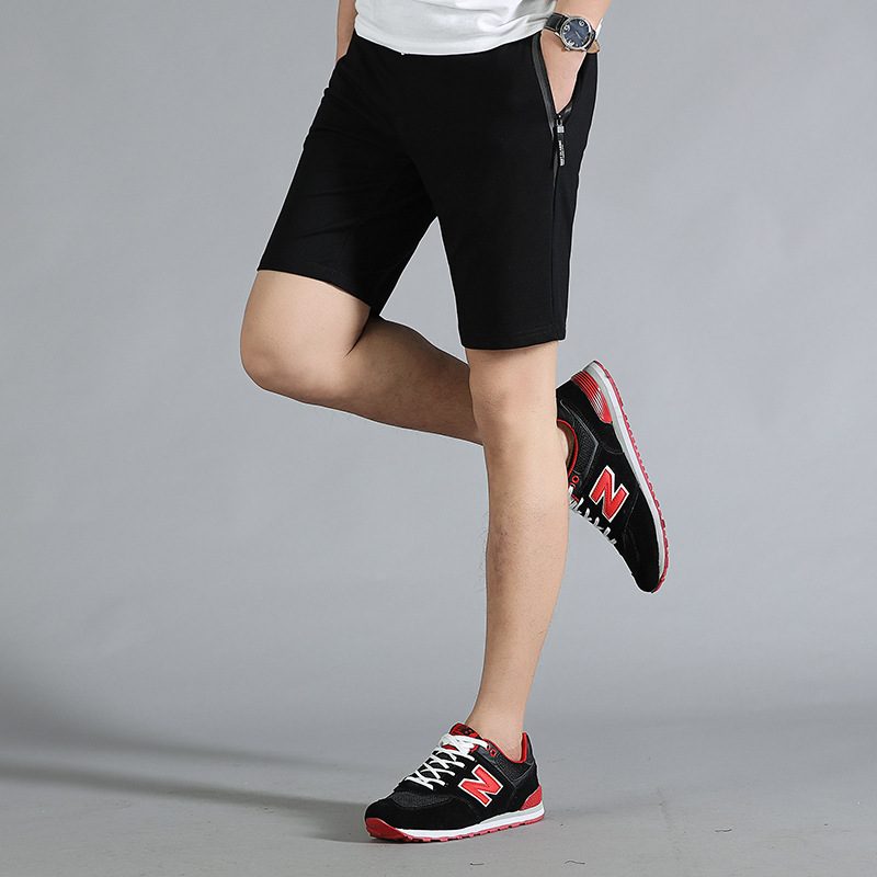 Nye Sommershorts For Menn Fempunkts Strandelastiske Bukser For