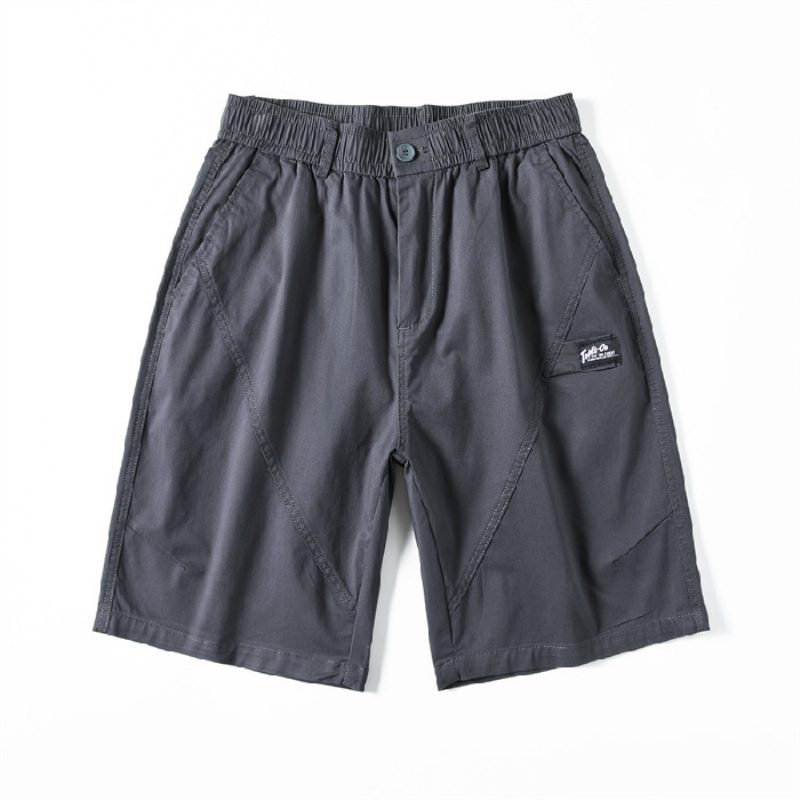 Retro Tooling Shorts Herre Ny Trend Casual Fem Poeng
