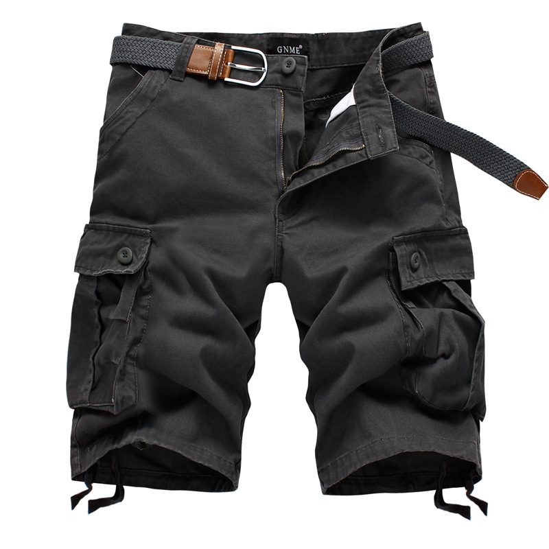 Shorts For Menn Sommer Straight Cropped Bukser Løs Plus Size Casual Utendørs Sports Arbeidstøy
