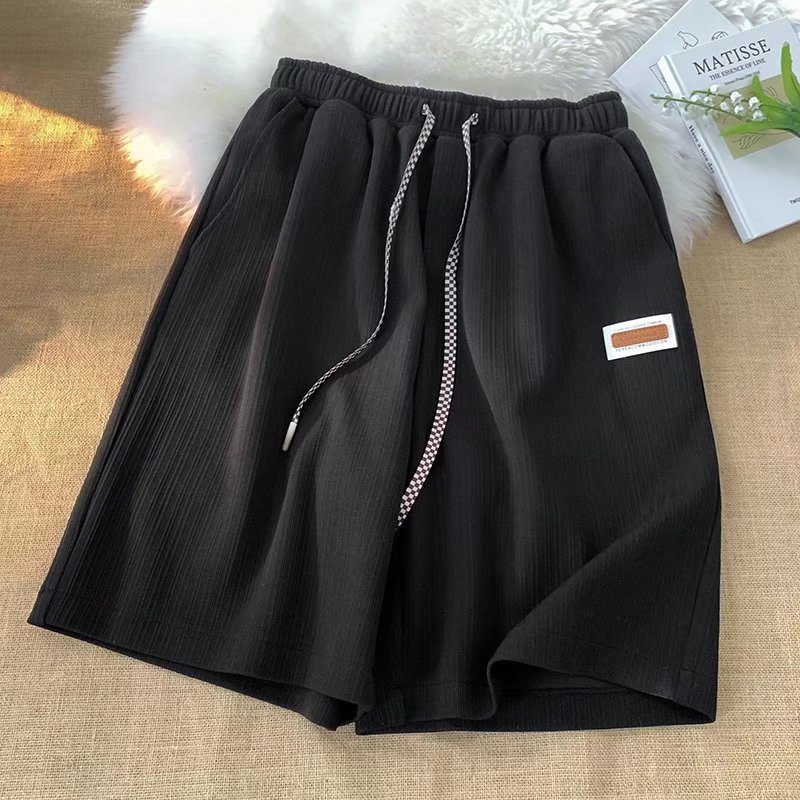 Shorts Herre Sommer Trend Ensfarget Sport Kne-høy Fem Poeng Løs