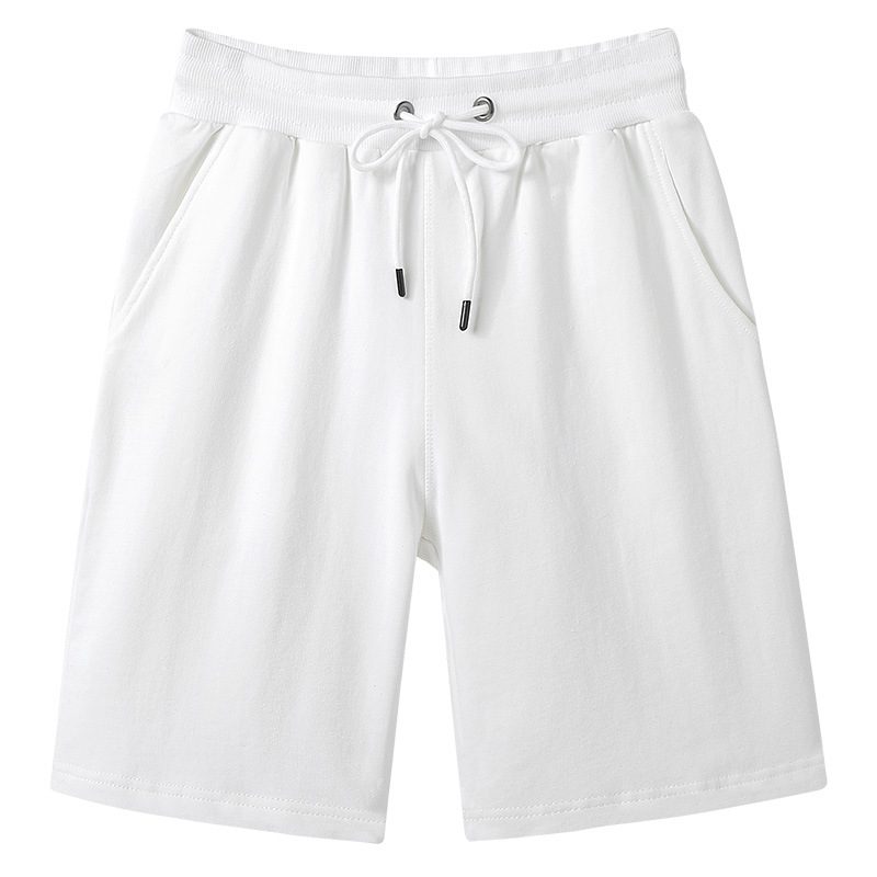 Sommer Bomull Pustende Casual Shorts Menns Nye Trend Strand Fem Poeng