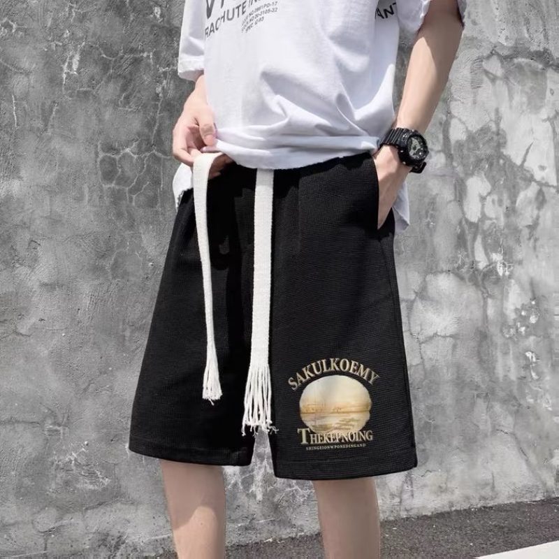 Sommer Shorts For Menn Uformell Tynn Løs Sportsstrand