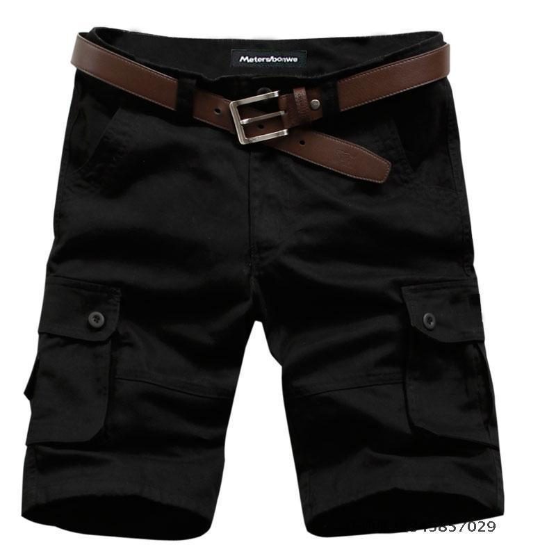 Sommer Workwear Shorts Men Thin Section Fempunktslommer Løse Casual
