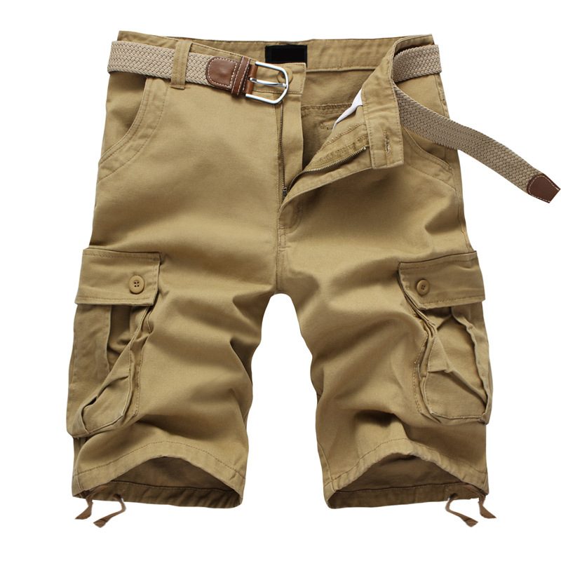 Sportsshorts For Menn Fempunkts Arbeidstøy Multilommer Løse Stor Størrelse Casual
