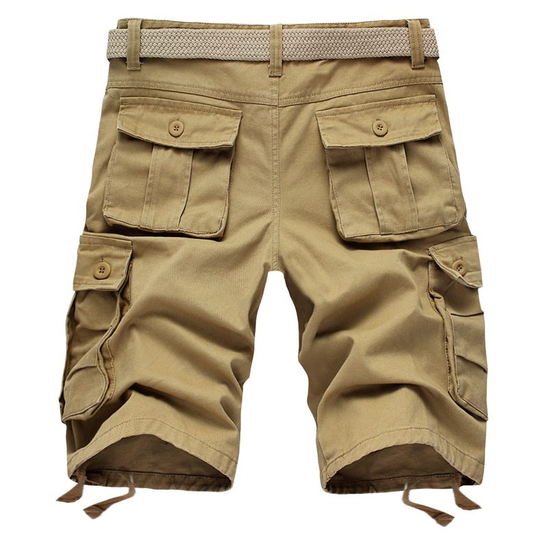 Sportsshorts For Menn Fempunkts Arbeidstøy Multilommer Løse Stor Størrelse Casual