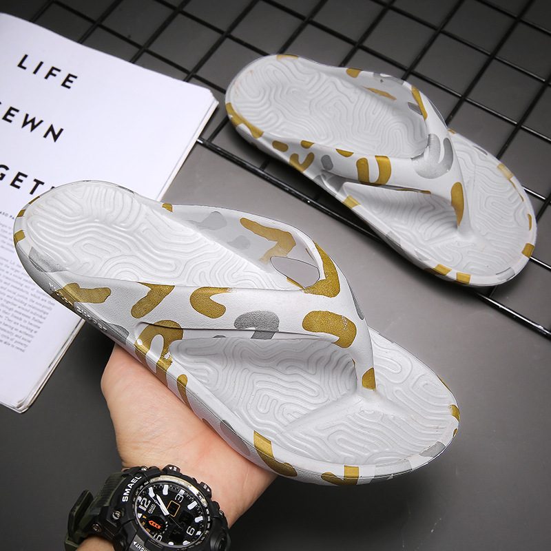 2024 Flip-flops For Menn Trendy Hjemmetøfler For Baderom Lett Pustende Strandsandaler Tøfler For Kvinner