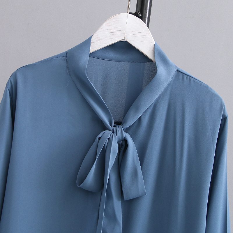 Bluse Damesløyfe Chiffon
