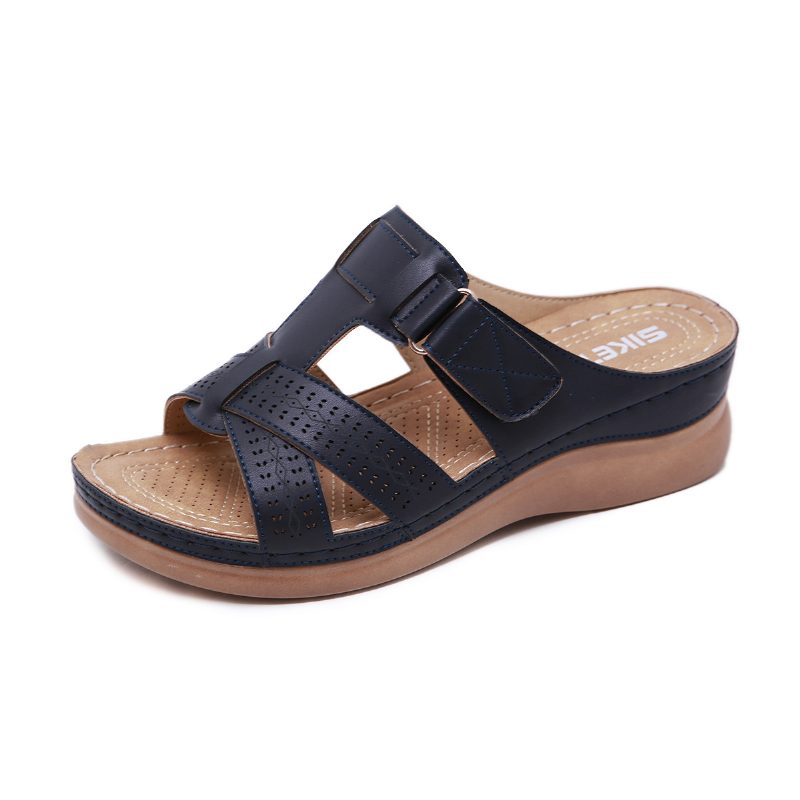 Nye 2024-sandaler For Kvinners Bilserie Morsko Store Sandaler Med Kiletøfler