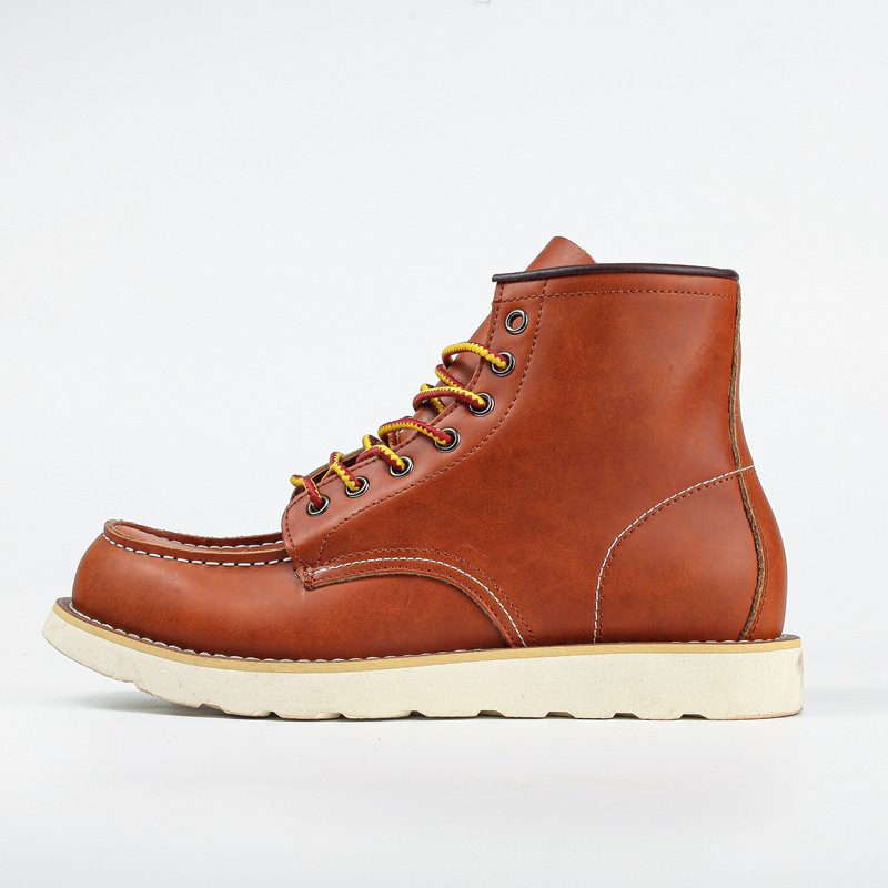 Martin Boots Herre Retro Mark Head Tooling Crazy Horse Skinn Støvler Ami Khaki Herresko