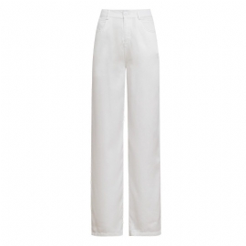 Damejeans Løst Rett Ben Lett Høyt Midje Bredt Ben