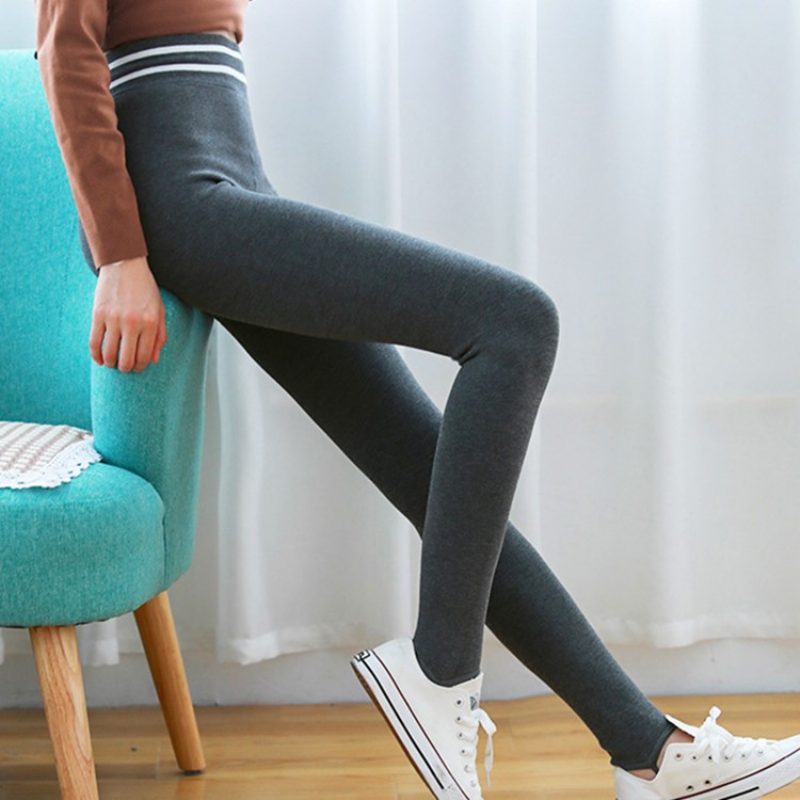 Yogabukser For Kvinner Med Høy Midje Tighte Leggings Fortykket