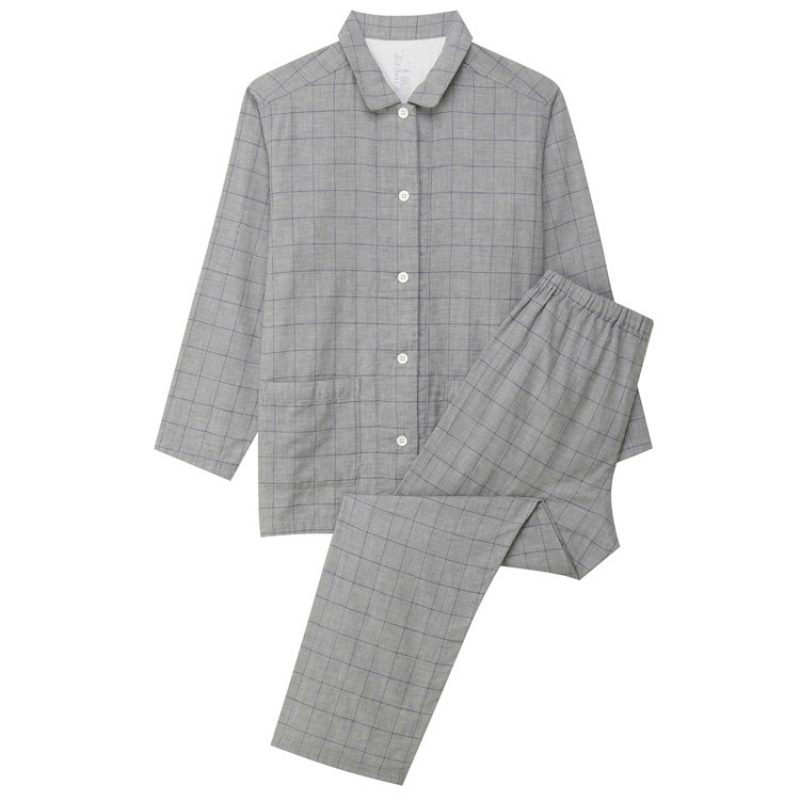 Men's Homewear Dobbelgarn Pyjamas Cotton Plaid