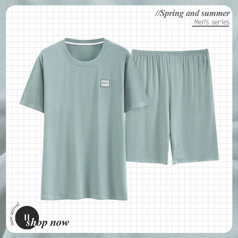 Pyjamas For Menn Kule Stripete Hjemmeklærsett