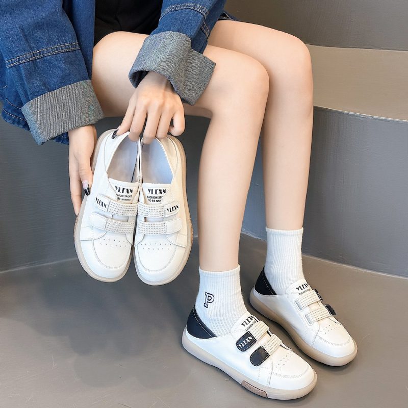 Ekte Skinn 2024 Nye Våren Slip-on Sko For Gravide