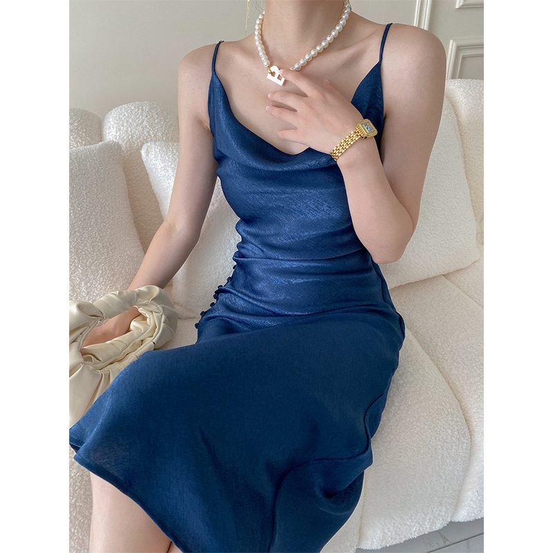 Temperament Advanced Sexy Suspender Dress