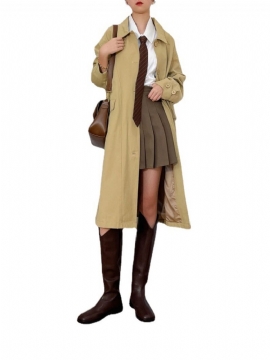Dame Løs Trenchcoat 2024 Ny