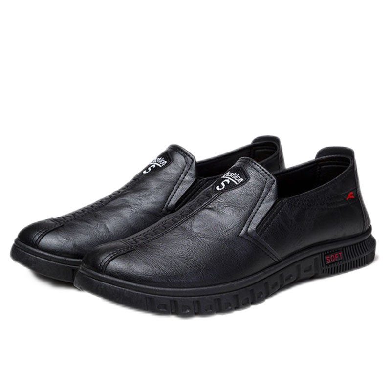 Kjolesko Herre Slip-on Våren 2024 Moteplattformsko Lav Topp Kjole Sko Trendy Sko Herresko Fritidssko
