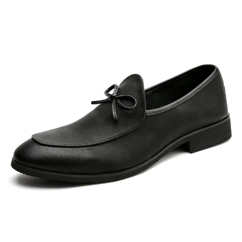 Low Top Loafers Retro Formell Mote Pustende Herre Fritidssko Business Kjole Sko