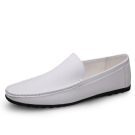 Våren Lave Topp Erter Sko Daglig Rund Tå Herre Stor Størrelse Fritidssko Nye Pustende Loafers Motetrend Sko