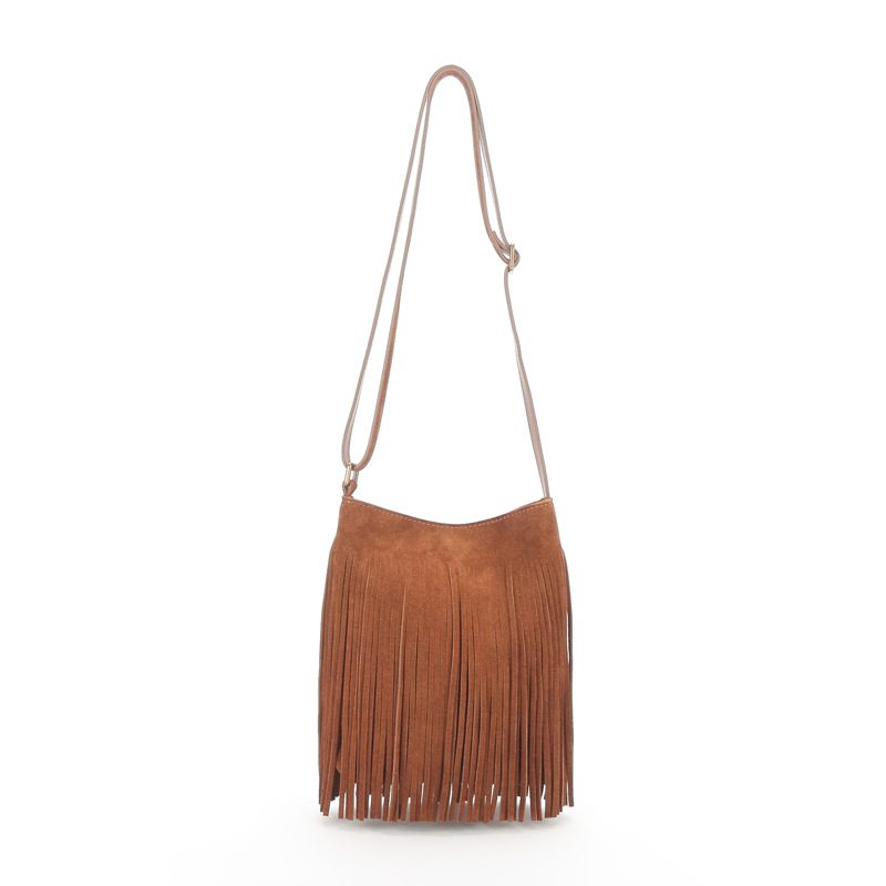 Design Dameveske 2024 Ny Retro Duskveske Liten Firkantet Veske Skinn Skulder Messenger
