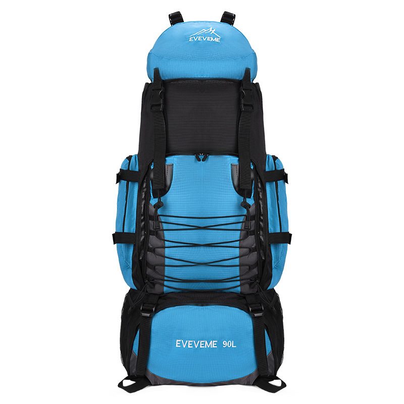 Herre Utendørs Sport 90l Ny Ryggsekk Fjellklatring Bag Ny Stor Kapasitet Reiseveske