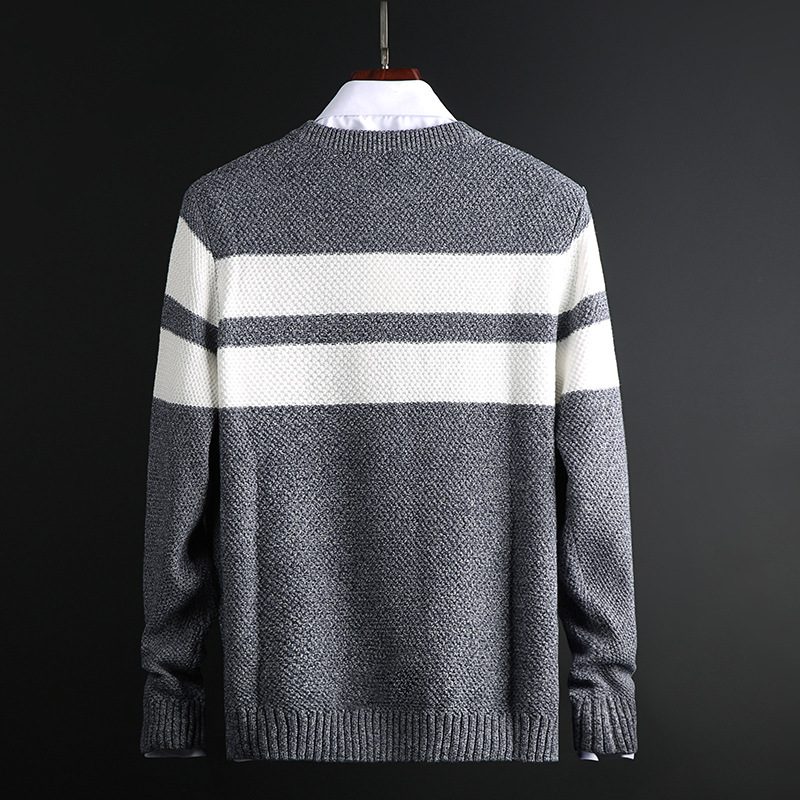 Genser For Menn Ren Bomull Business Uformell Tykk Del Slim Fit Varm