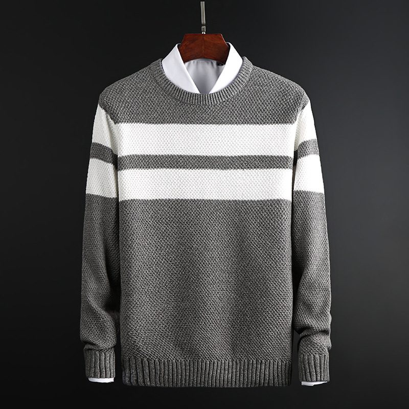 Genser For Menn Ren Bomull Business Uformell Tykk Del Slim Fit Varm