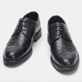 Plus Size Men's Brogues Business Sko Komfortable Moccasin Classic Dress Sko Graverte Shoes Derby