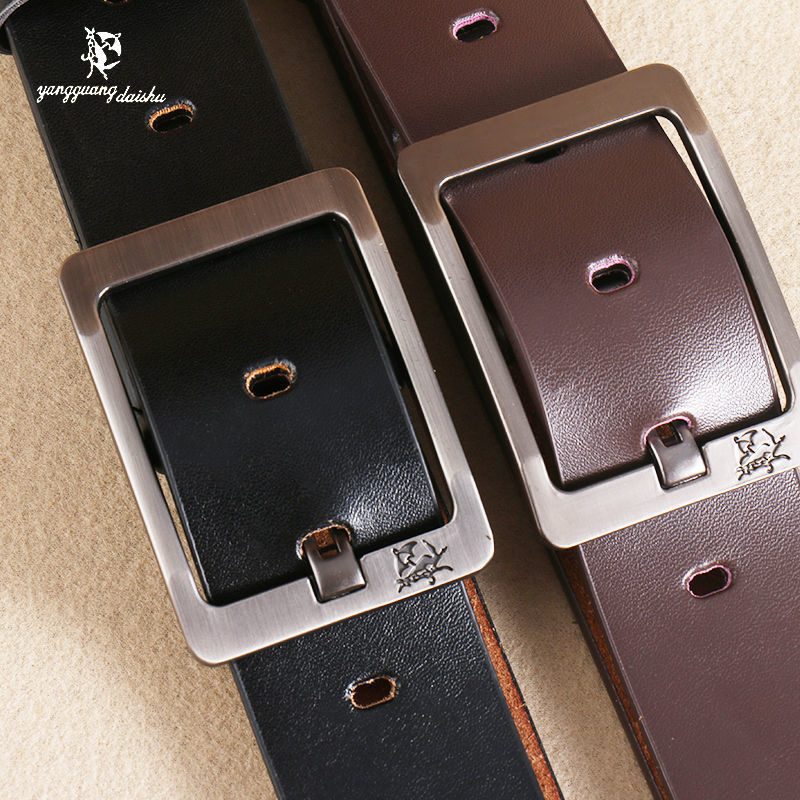 Uformelt Belte Herre Stall Pu Retro Pin Spenne Bukser Kenguru Nytt