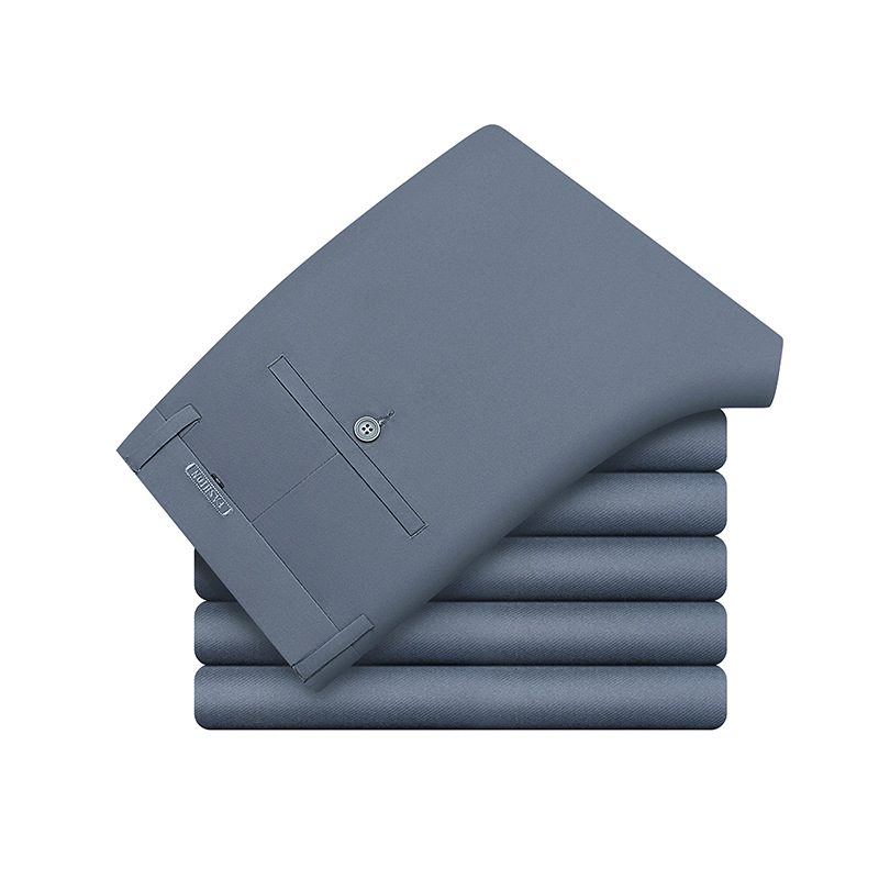 Fritidsbukser For Menn Slim Fit Stretch Bukser Business