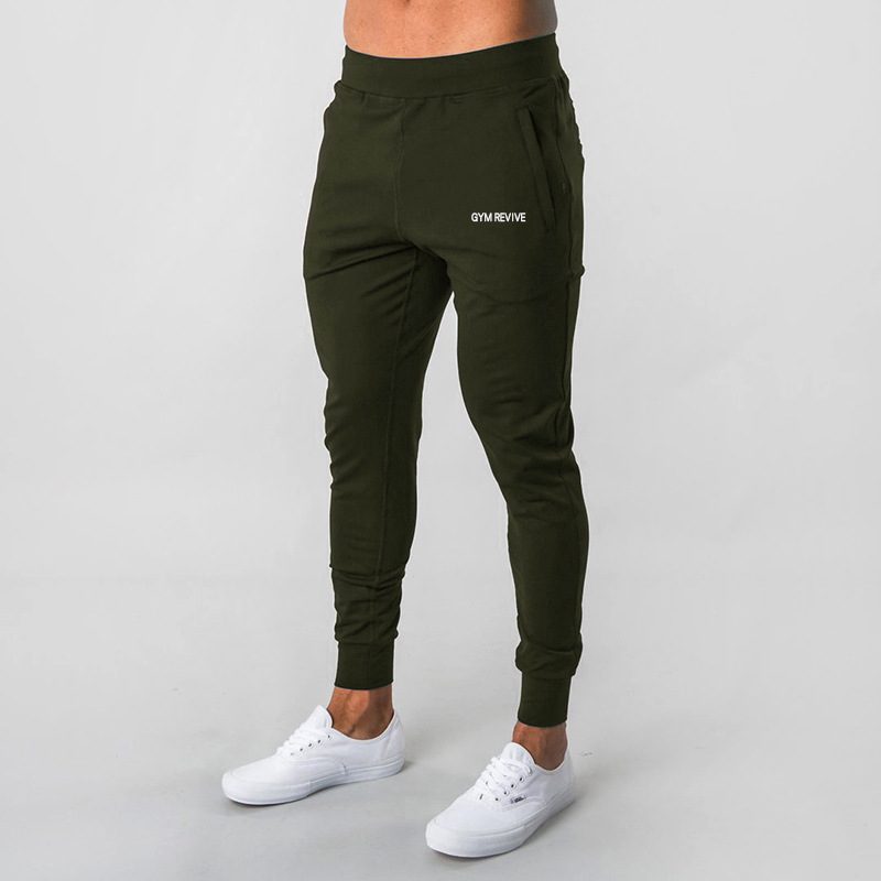 Joggebukse Herrebukser Elastisk Slim Fit Små Føtter