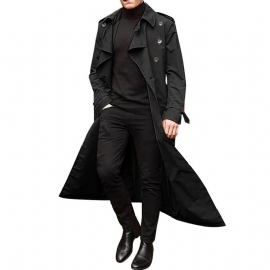 2024 Lang Windbreaker Mote Casual Kåpe Trend