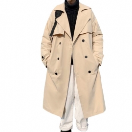 Verktøy Mid-lengde Windbreaker Menns Trendy Uformell Pen Jakke Løs