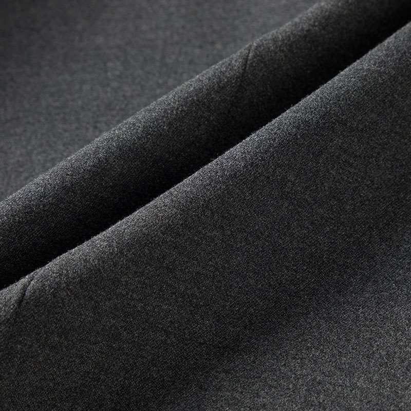 Herredress Todelt Gråbrodert Børstet Slim Fit Elegant Mote