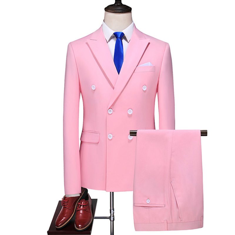Herredress Tredelt Dress Ensfarget Business Professional