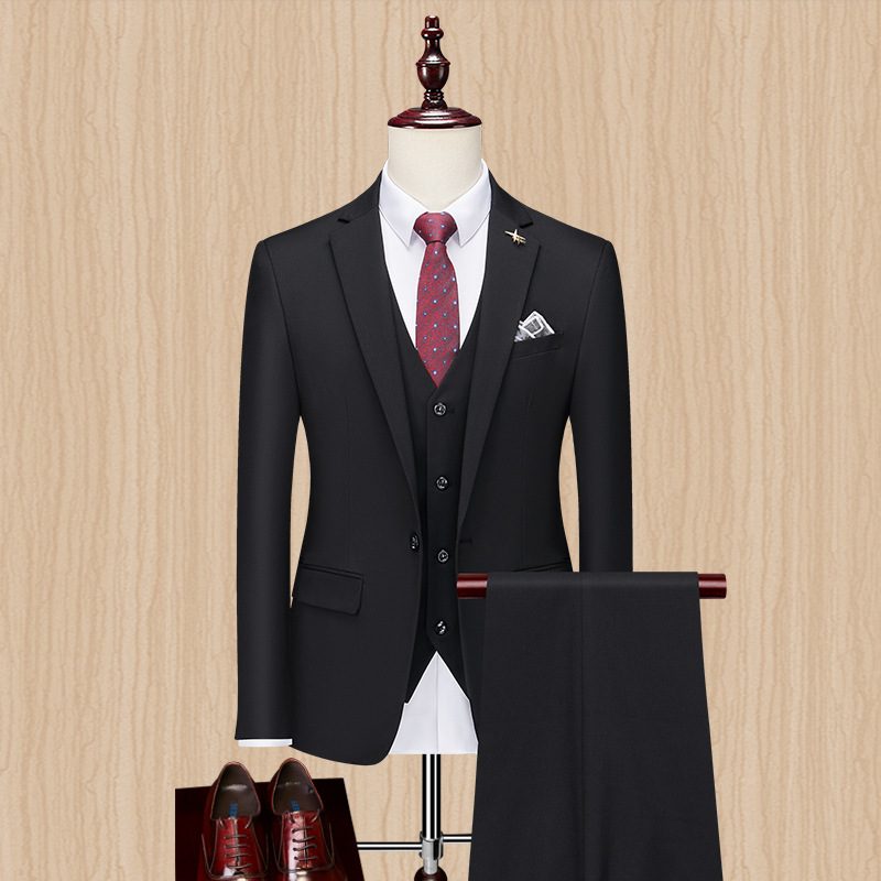 Herredresser Slim Business Casual Profesjonell Formelle Klær