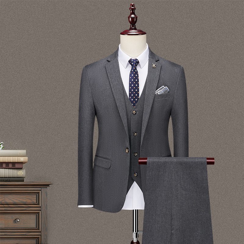 Herredresser Slim Business Casual Profesjonell Formelle Klær