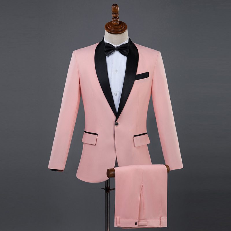Rosa Dress Menn Personlighet Trend Mote Kjole
