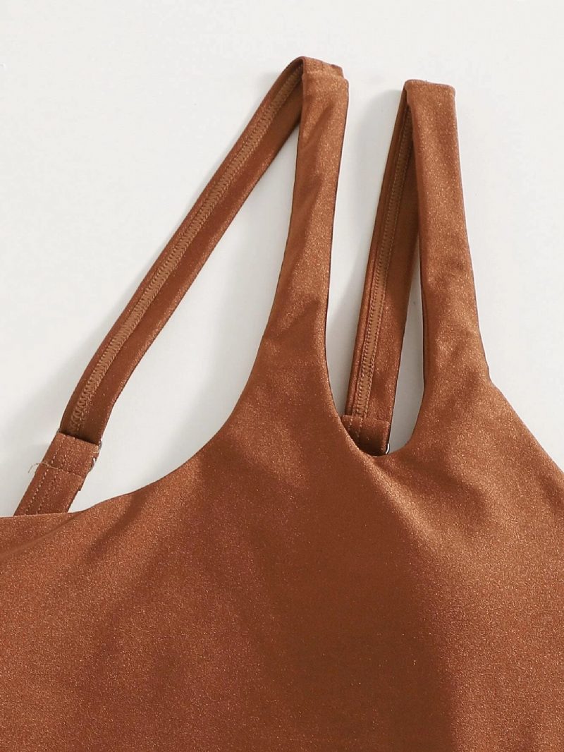 Ny Badedrakt I Ett Stykke Bikini Blank Brun 5 Farger For Damer