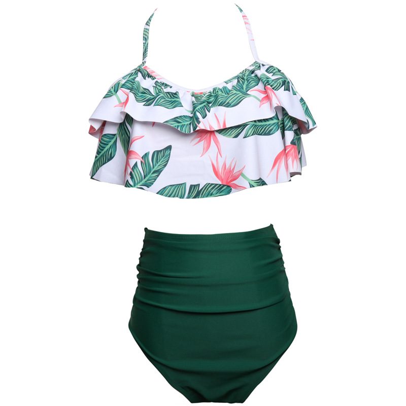 Ny Bikini Sexy Høy Midje Badedrakt I Ett Stykke